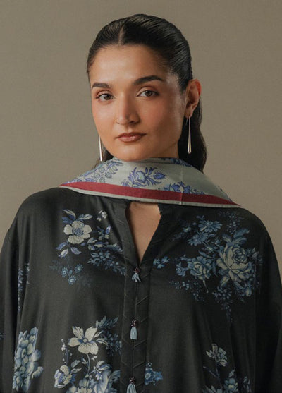 Coco by Zara Shahjahan Prints Unstitched Linen Suits 3 Piece CZS25PW Hushed Ember D-6B - Winter Collection