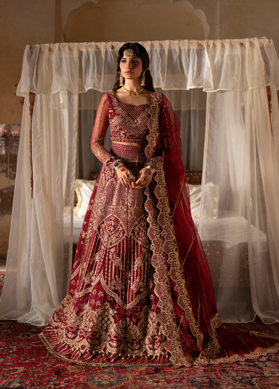 Dastan E Ishq by Ajr Festive Embroidered Unstitched Organza 3 Piece Suits AJR25DI D-3 Parizad - Formals Collection