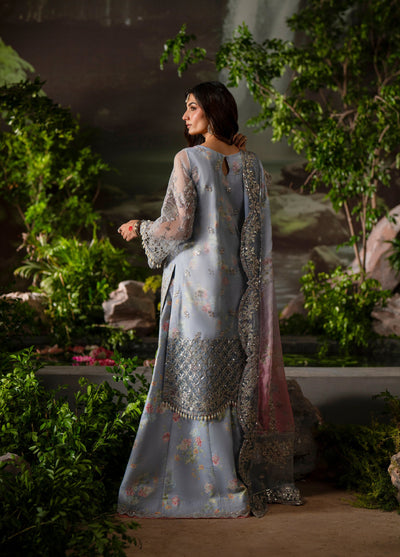 Dastan E Ishq by Ajr Festive Embroidered Unstitched Net 3 Piece Suits AJR25DI D-6 Mahjabeen - Formals Collection
