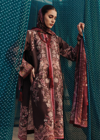 Aik Roz by Aik Atelier Unstitched Khaddar Printed Suits 3 Piece AIK25RK Look 05 - Winter Collection