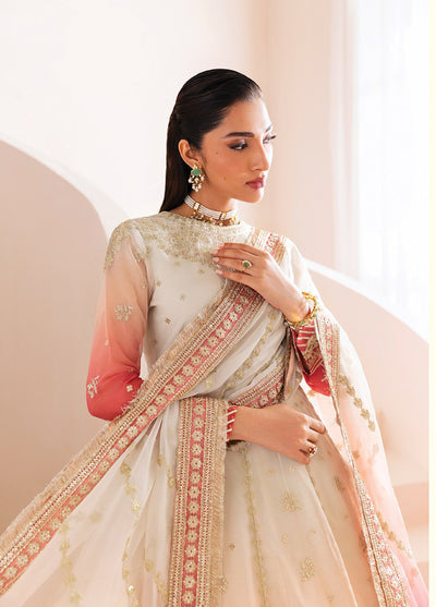 Xenia Formal Unstitched Luxury Embroidered Chiffon Suits 3 Piece XE25UF 04-Mahlaqa - Formals Collection