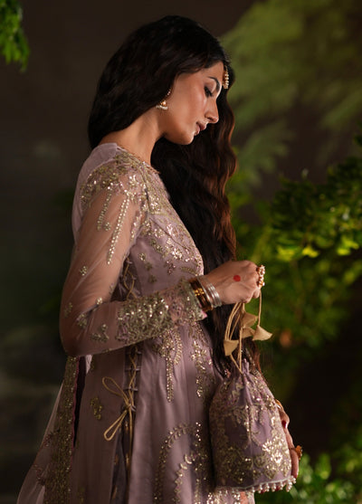 Dastan E Ishq by Ajr Festive Embroidered Unstitched Organza 3 Piece Suits AJR25DI D-1 Dhanak - Formals Collection