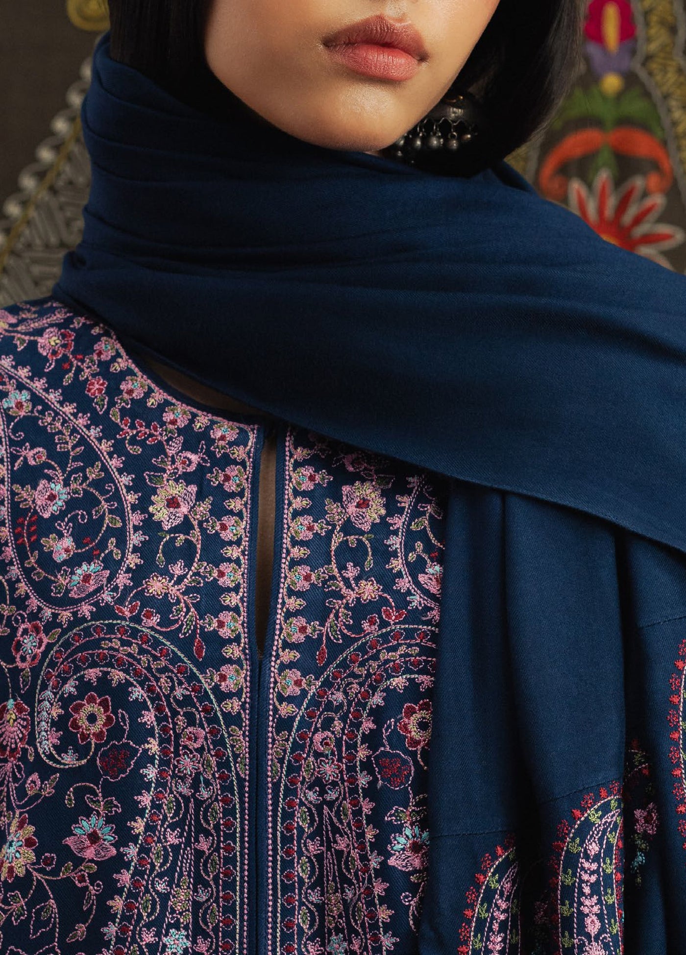 Zara Shahjahan Unstitched Casuals Marina Embroidered Suits 3 Piece CZS25WC D3-Neelum - Casuals Collection