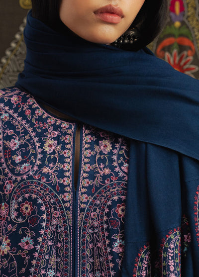 Zara Shahjahan Unstitched Casuals Marina Embroidered Suits 3 Piece CZS25WC D3-Neelum - Casuals Collection