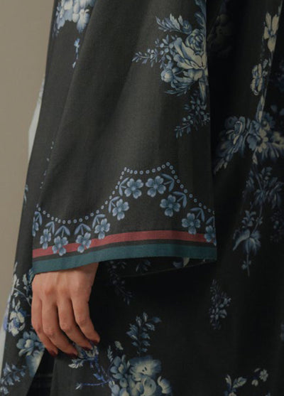 Coco by Zara Shahjahan Prints Unstitched Linen Suits 3 Piece CZS25PW Hushed Ember D-6B - Winter Collection