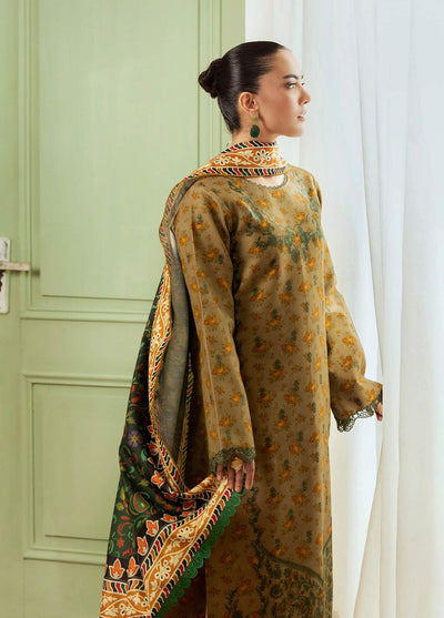 Nissa Floral Symphony by Rajbari Embroidered Marina Suits Unstitched 3 Piece RB25NM D-05 - Winter Collection