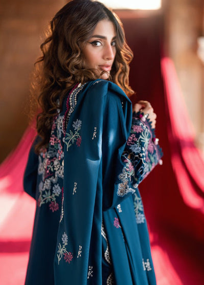 Zync by Florent One Nation Unstitched Khaddar Embroidered Suits 3 Piece FL25ON FL-4B - Casual Collection