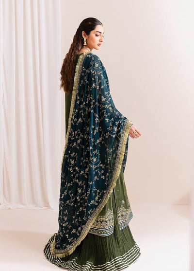 Xenia Formal Unstitched Luxury Embroidered Chiffon Suits 3 Piece XE25UF 03-Маhvash - Formals Collection