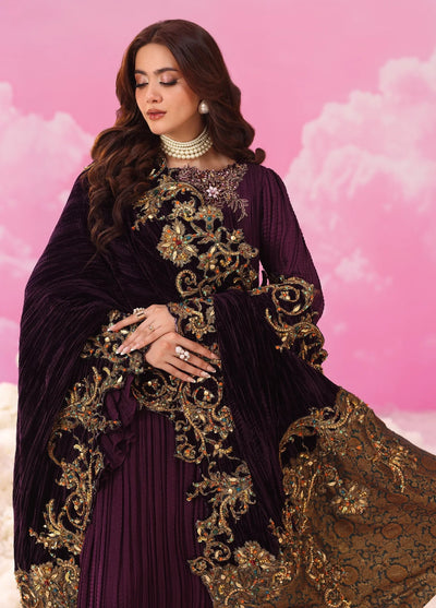 Mount Olypus by Musferah Saad Pret Embroidered Chiffon 2 Piece Amethyst Majesty - Pret Collection