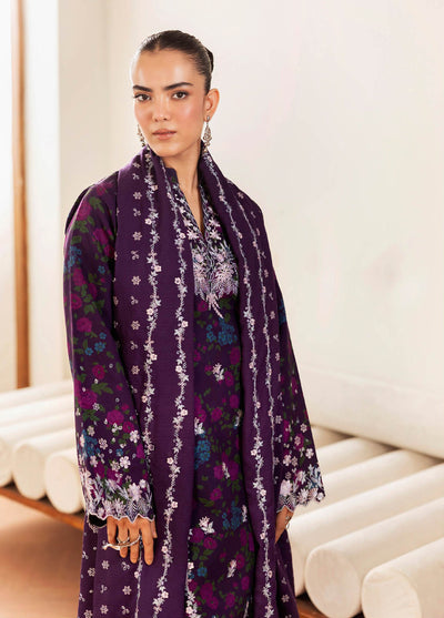 Nissa Floral Symphony by Rajbari Embroidered Marina Suits Unstitched 3 Piece RB25NM D-07 - Winter Collection