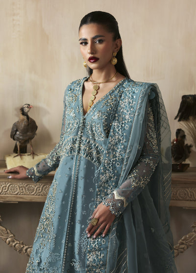 Jahanara by Zarposh Embroidered Organza Suits Unstitched 3 Piece ZP25JF Amyra - Festive Collection