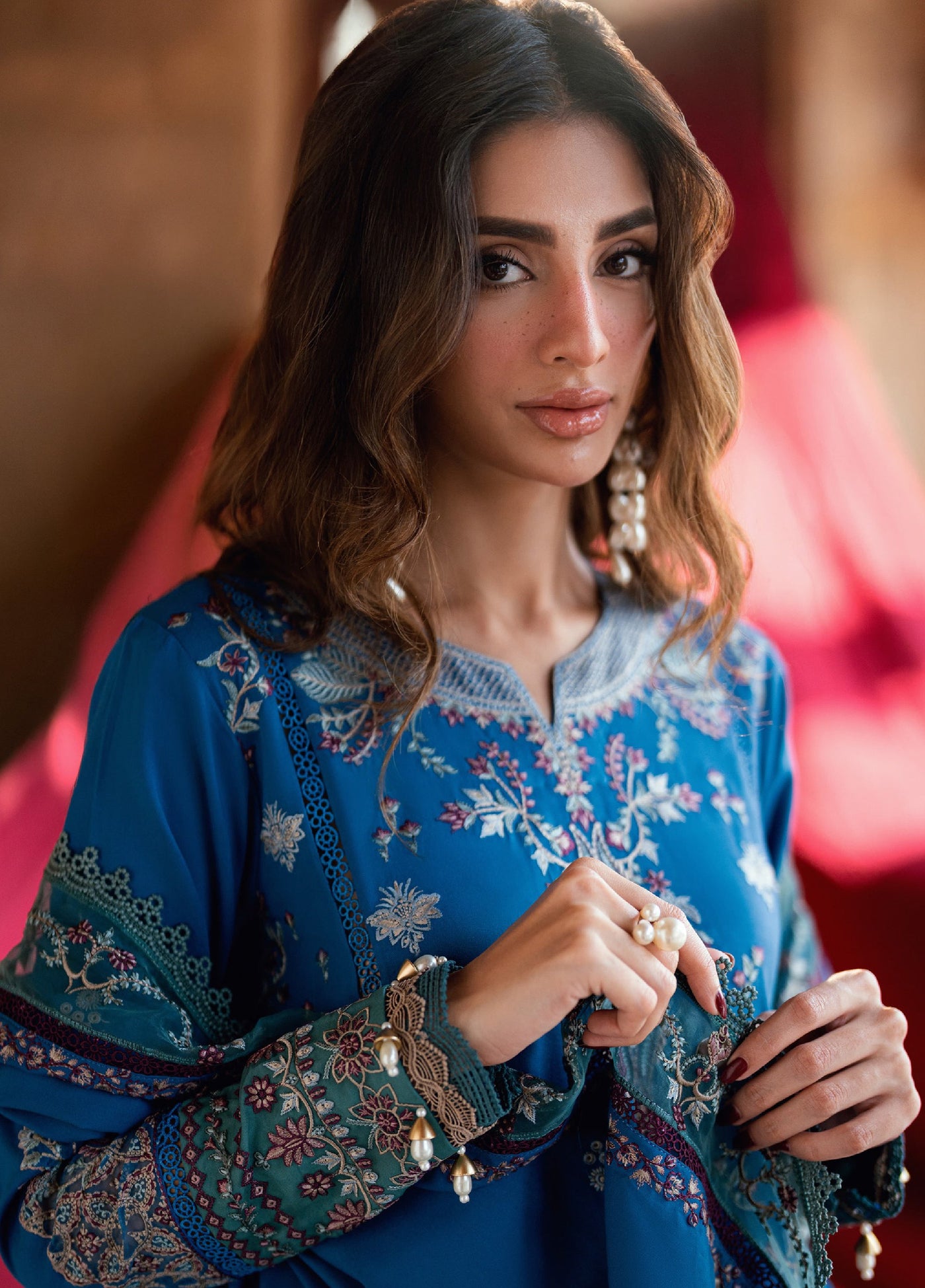 Zync by Florent One Nation Unstitched Khaddar Embroidered Suits 3 Piece FL25ON FL-3B - Casual Collection