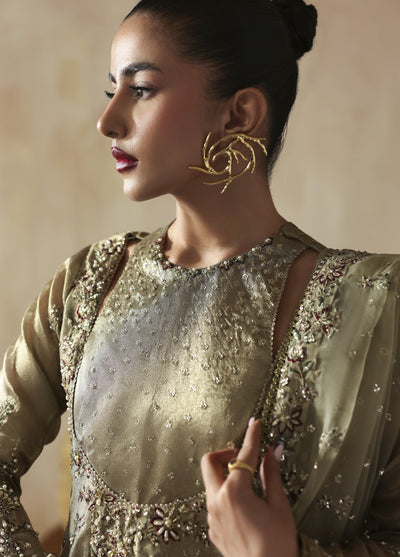 Jahanara by Zarposh Embroidered Zari Suits Unstitched 3 Piece ZP25JF Areezah - Festive Collection