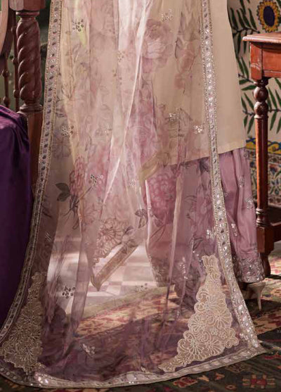 Nureh Nur Mahal The Silk Edit Unstitched Suits 3 Piece NU25NM NE-194 - Festive Collection