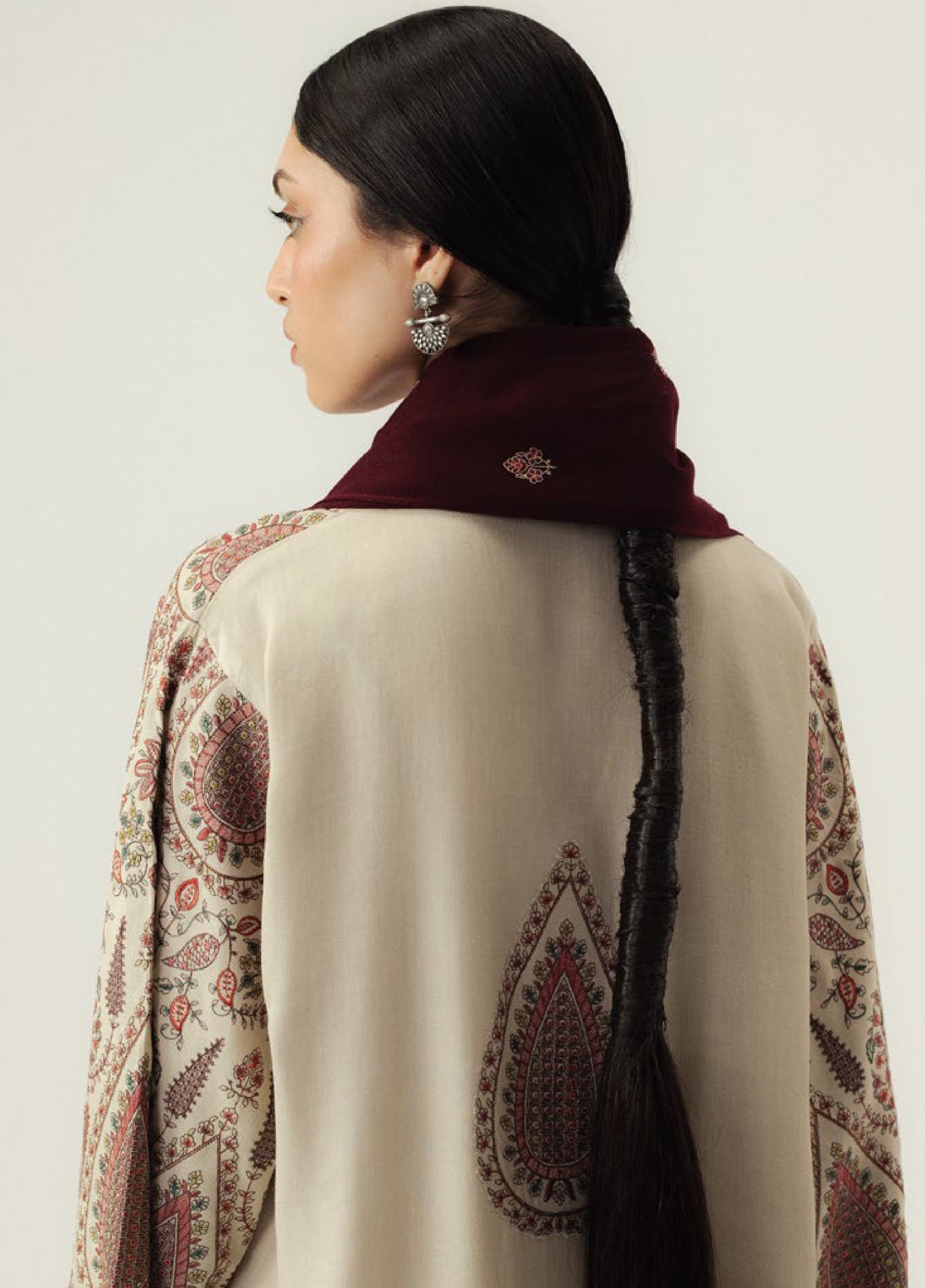 Zara Shahjahan Unstitched Casuals Marina Embroidered Suits 3 Piece CZS25WC D7-kel - Casuals Collection