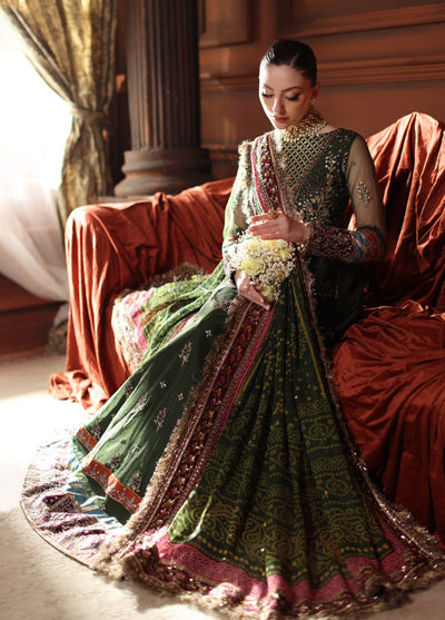 MaAlfaaz By Nureh Festive Unstitched Chiffon Embroidered 3 Piece Suits NU25AF NL-89 - Festive Collection