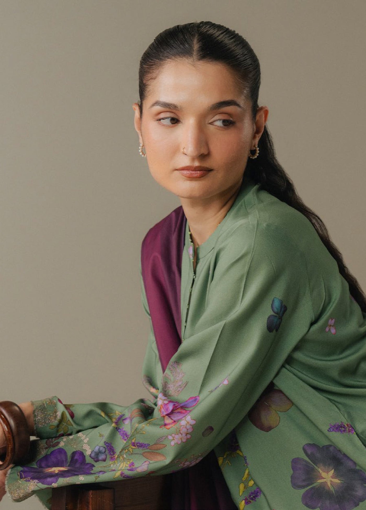 Coco by Zara Shahjahan Prints Unstitched Linen Suits 3 Piece CZS25PW Morning Echo D-8B - Winter Collection