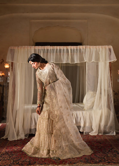 Dastan E Ishq by Ajr Festive Embroidered Unstitched Organza 3 Piece Suits AJR25DI D-2 Naghma - Formals Collection