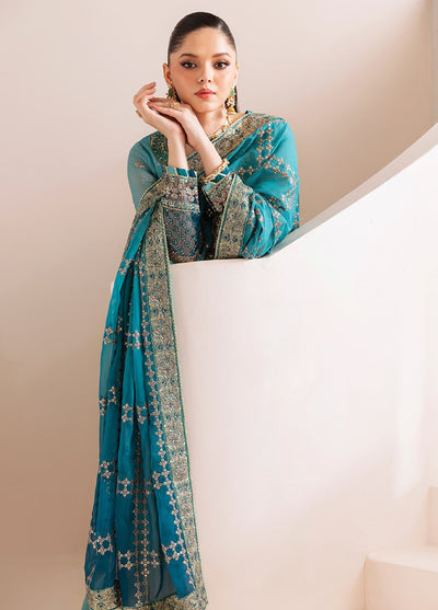 Xenia Formal Unstitched Luxury Embroidered Chiffon Suits 3 Piece XE25UF 02-Havena - Formals Collection