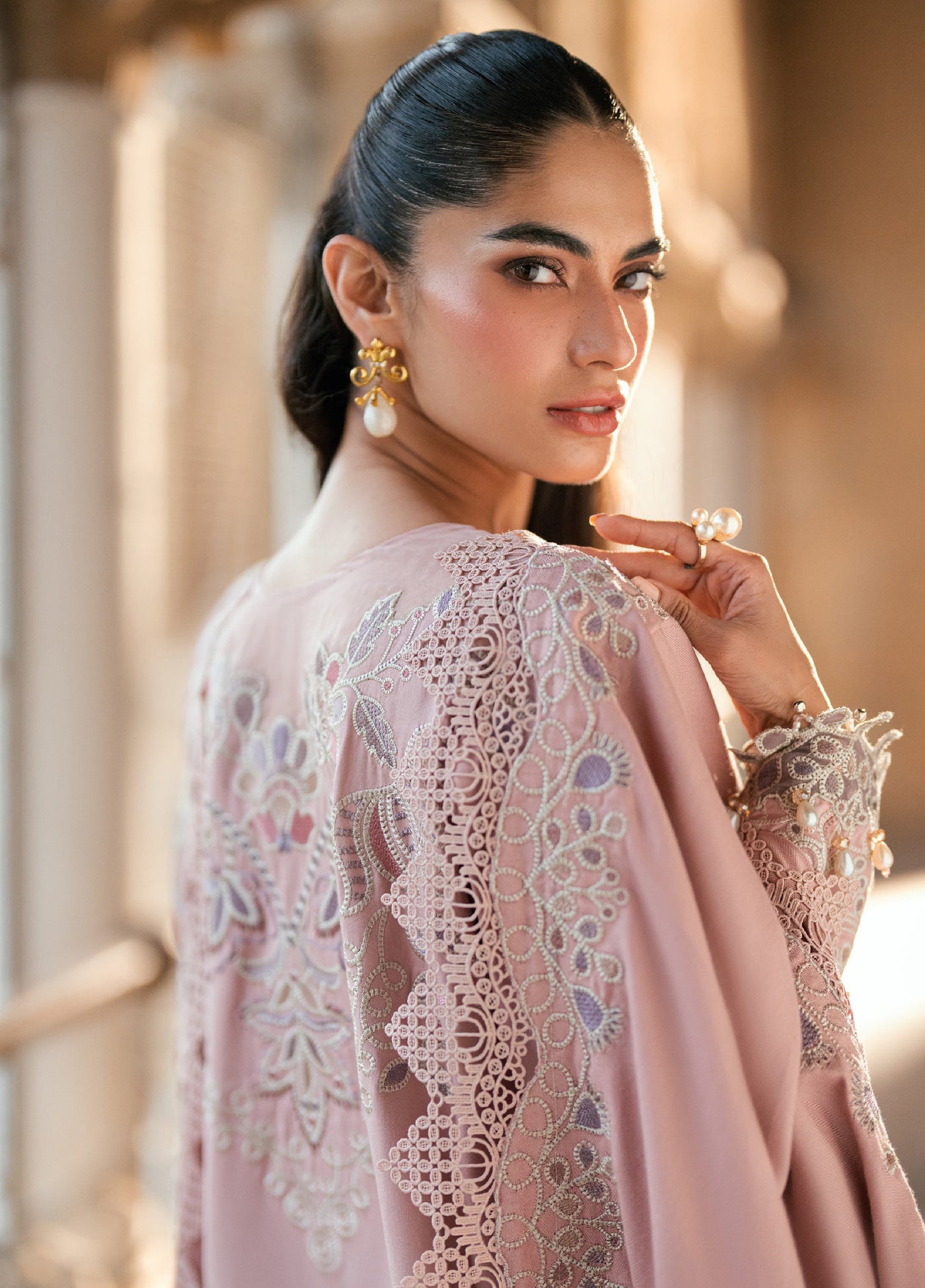 Zync by Florent One Nation Unstitched Khaddar Embroidered Suits 3 Piece FL25ON FL-8B - Casual Collection