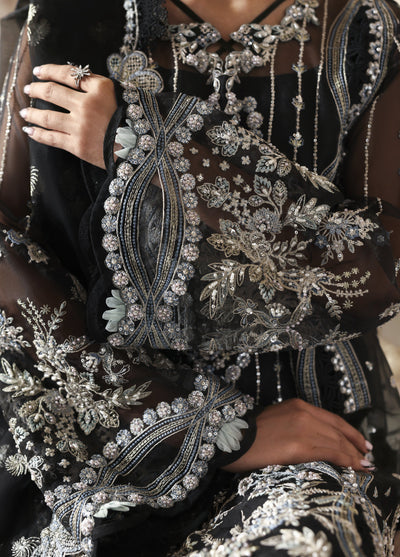 Jahanara by Zarposh Embroidered Organza Suits Unstitched 3 Piece ZP25JF Ayzel - Festive Collection