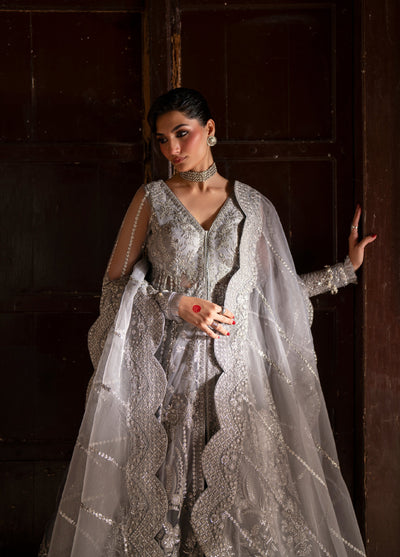 Dastan E Ishq by Ajr Festive Embroidered Unstitched Net 3 Piece Suits AJR25DI D-8 Mehar - Formals Collection