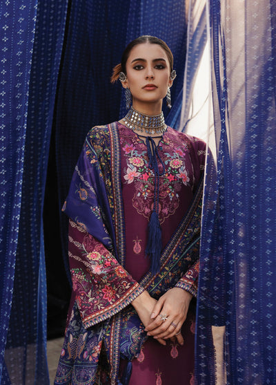 Aik Roz by Aik Atelier Unstitched Khaddar Printed Suits 3 Piece AIK25RK Look 04 - Winter Collection