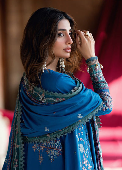 Zync by Florent One Nation Unstitched Khaddar Embroidered Suits 3 Piece FL25ON FL-3B - Casual Collection