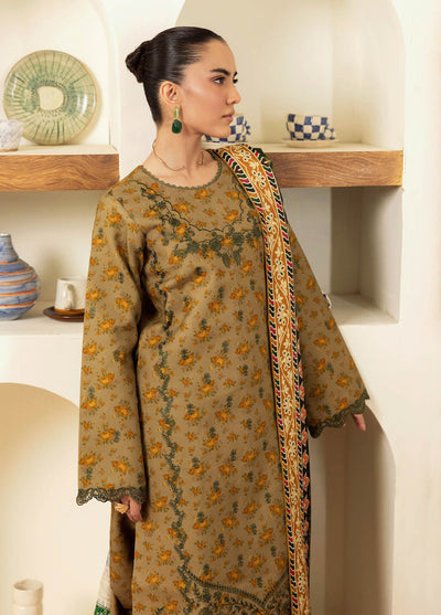 Nissa Floral Symphony by Rajbari Embroidered Marina Suits Unstitched 3 Piece RB25NM D-05 - Winter Collection