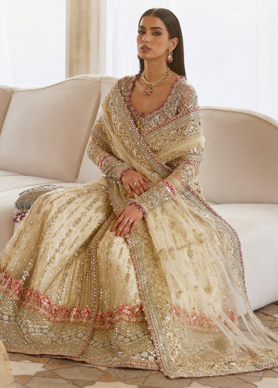 Zaha by Khadija Shah Gossamer Unstitched Embroidered Suits 3 Piece ZL25GF ZC25-06 - Festive Collection