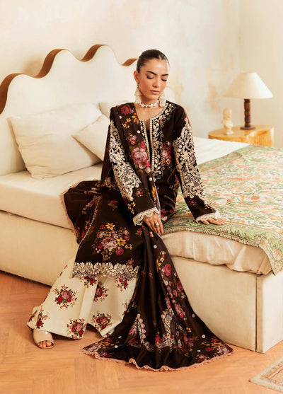 Nissa Floral Symphony by Rajbari Embroidered Marina Suits Unstitched 3 Piece RB25NM D-04 - Winter Collection
