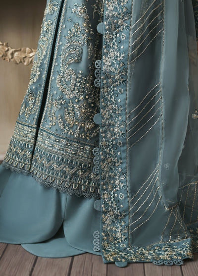 Jahanara by Zarposh Embroidered Organza Suits Unstitched 3 Piece ZP25JF Amyra - Festive Collection