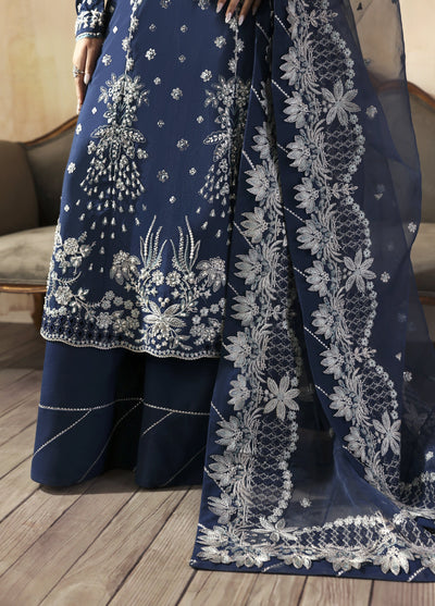 Jahanara by Zarposh Embroidered Raw Silk Suits Unstitched 3 Piece ZP25JF Inara - Festive Collection