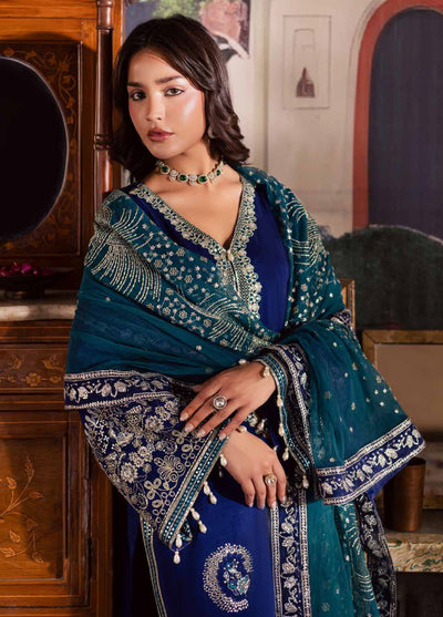 Nureh Nur Mahal The Silk Edit Unstitched Suits 3 Piece NU25NM NE-192 - Festive Collection