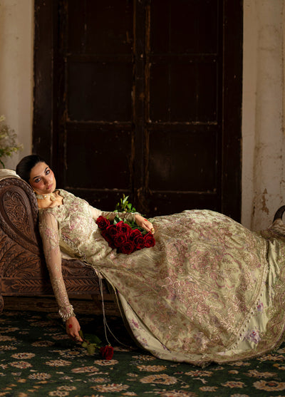 Dastan E Ishq by Ajr Festive Embroidered Unstitched Net 3 Piece Suits AJR25DI D-7 Ghazal - Formals Collection