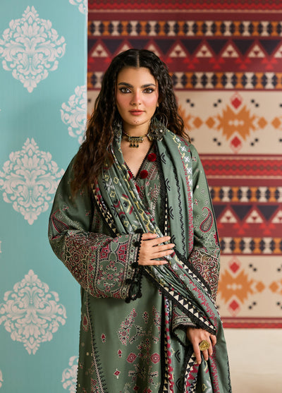 Zync by Florent One Nation Unstitched Khaddar Embroidered Suits 3 Piece FL25ON FL-6B - Casual Collection