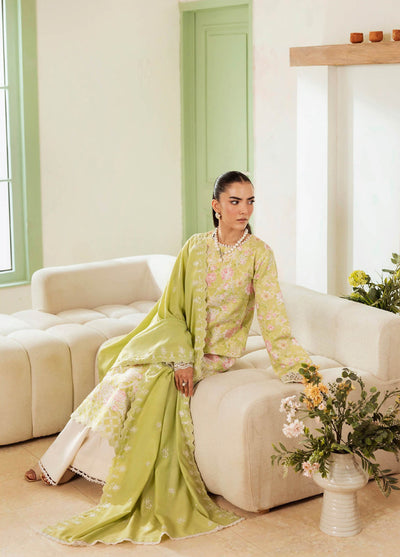 Nissa Floral Symphony by Rajbari Embroidered Marina Suits Unstitched 3 Piece RB25NM D-10 - Winter Collection
