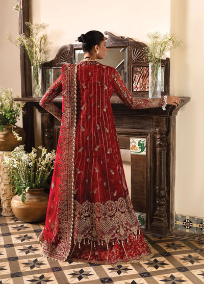 Dastangoi by Afrozeh Unstitched Formal Embroidered Organza 3 Piece Suits  AF25DF D-2 Tea Rose - Formal Collection