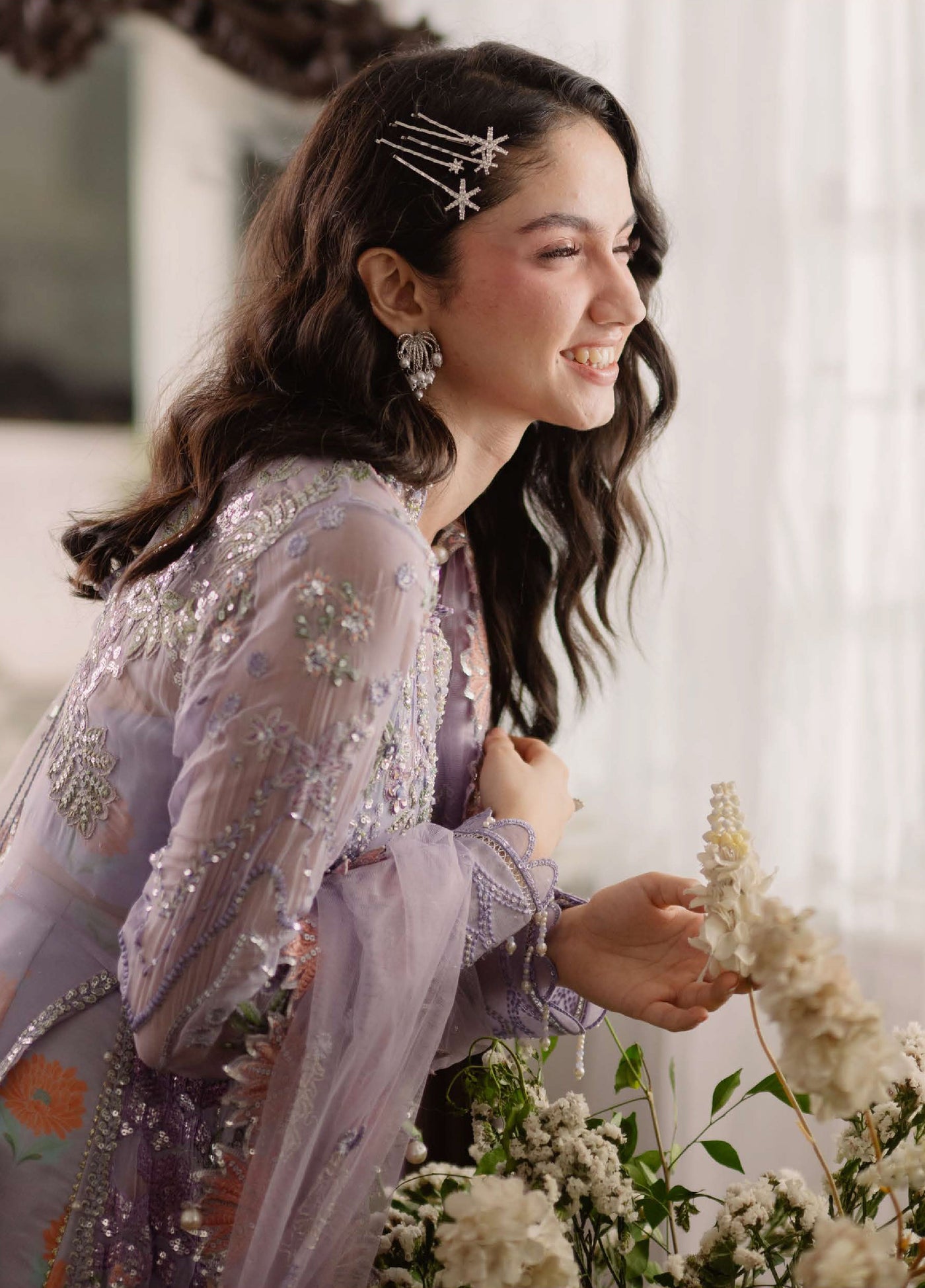 Shaam Shandar By Mushq Luxury Chiffon Unstitched 3 Piece Suits MQ25SC D-10 Rangeela Raag - Festive Collection