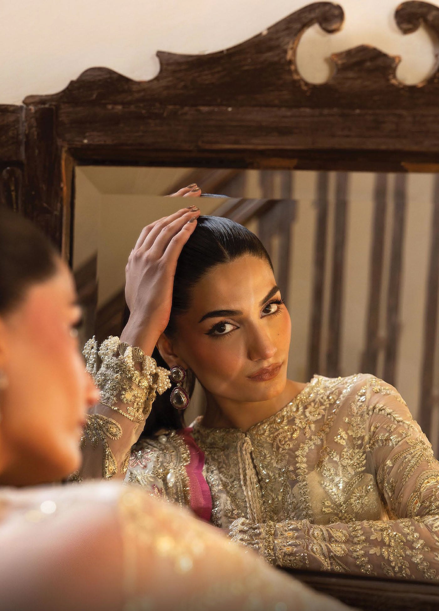 Dastangoi by Afrozeh Unstitched Formal Embroidered Organza 3 Piece Suits  AF25DF D-7 Silkdawn - Formal Collection