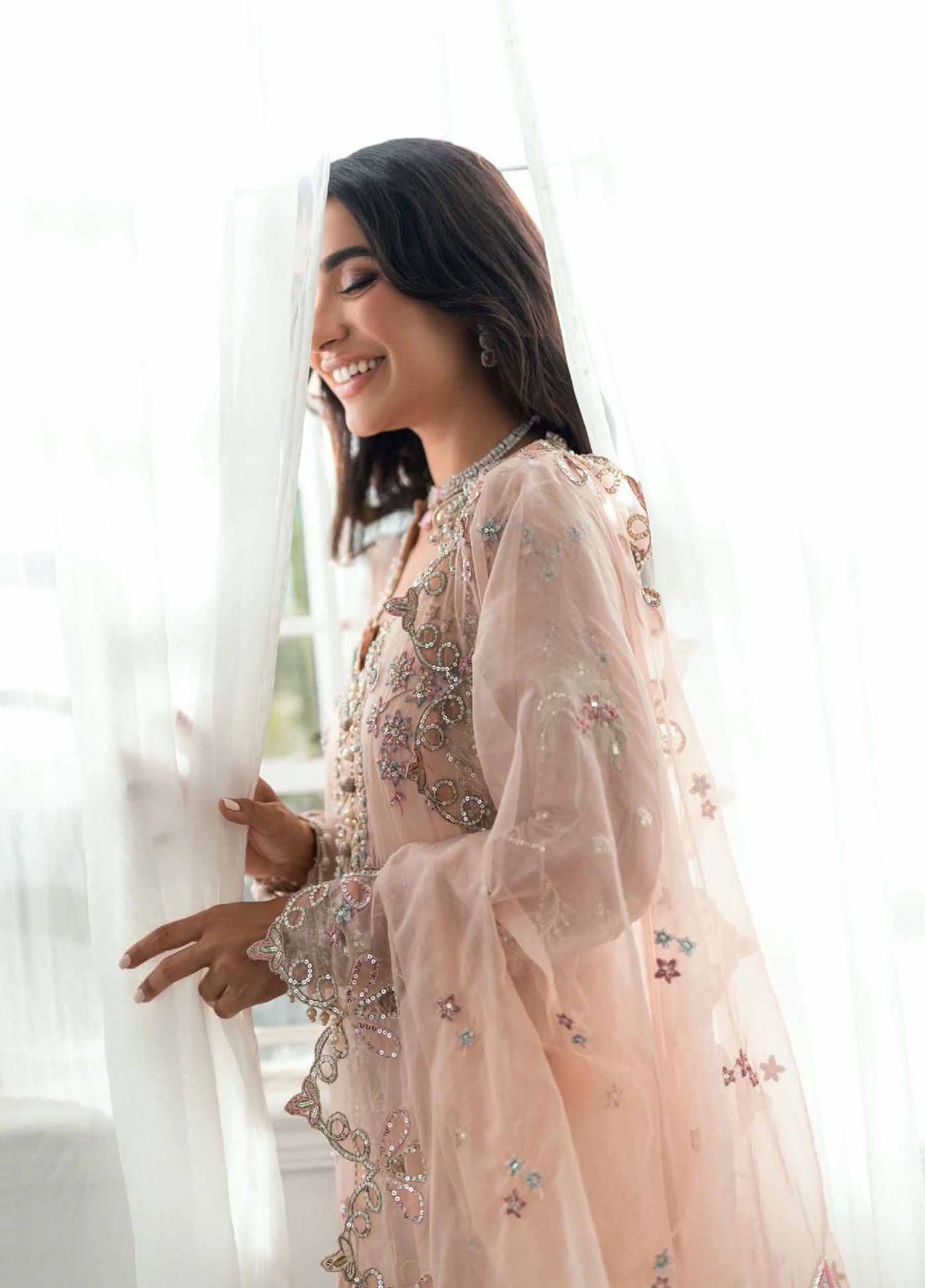 Shaam Shandar By Mushq Luxury Chiffon Unstitched 3 Piece Suits MQ25SC D-2 Shehnai - Festive Collection