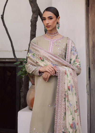 Maya by Nureh Unstitched Velvet Embroidered 3 Piece Suits NU25MV NW-119 - Festive Collection