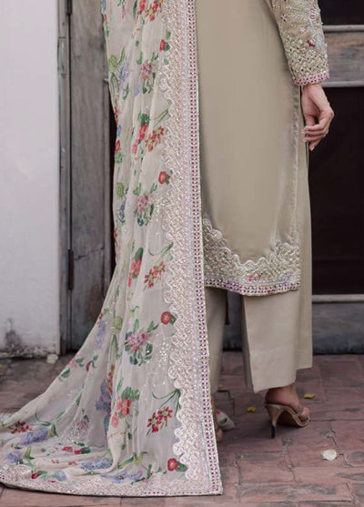 Maya by Nureh Unstitched Velvet Embroidered 3 Piece Suits NU25MV NW-119 - Festive Collection
