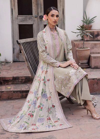 Maya by Nureh Unstitched Velvet Embroidered 3 Piece Suits NU25MV NW-119 - Festive Collection