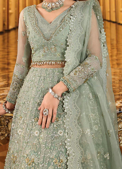 Stardom by Elaf Unstitched Luxury Formals Embroidered Organza 3 Piece Suits  EL25SF D-ESH-03 Lime Light - Formal Collection