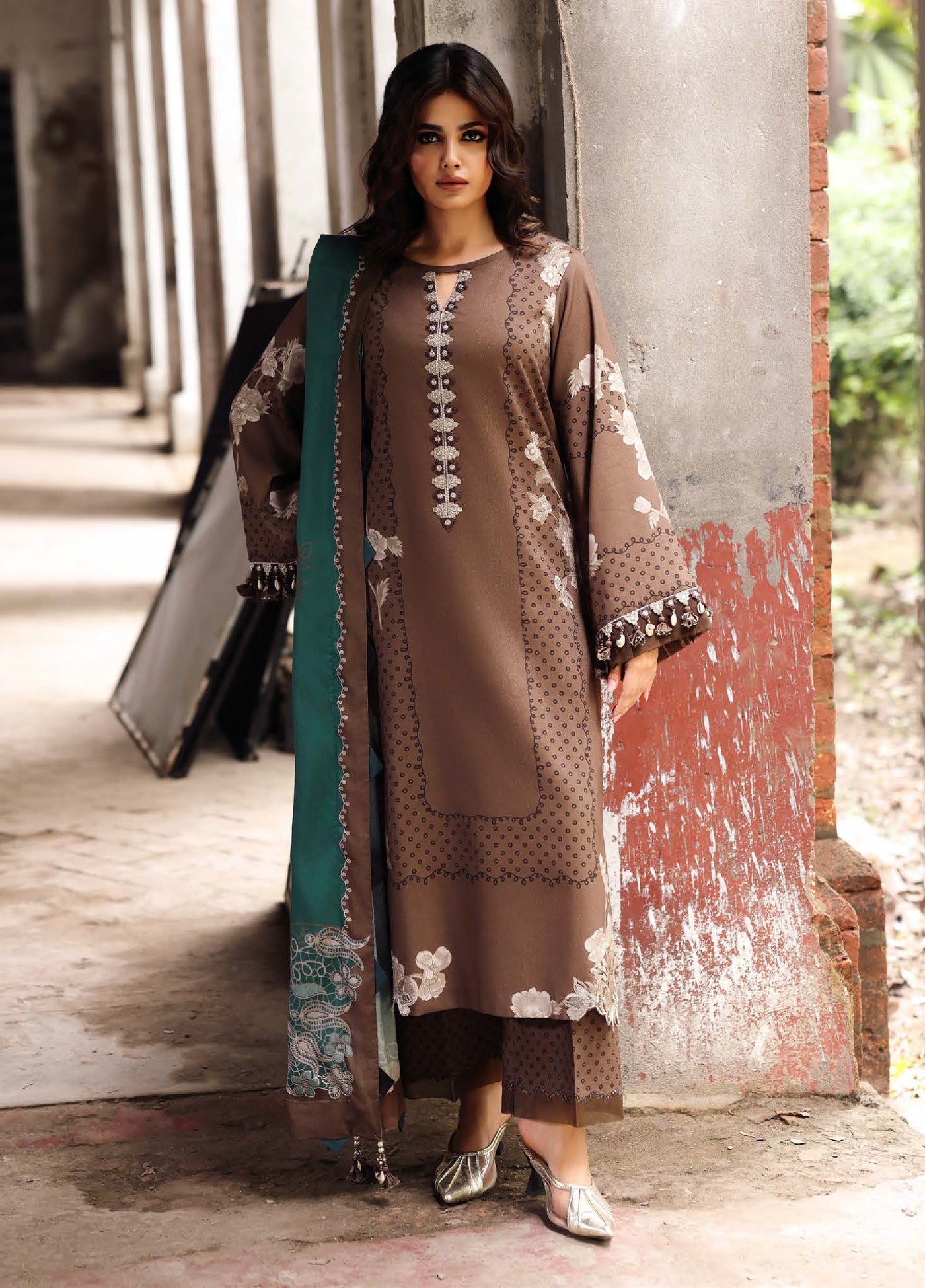 Combination by Charizma Unstitched Winter Collection Vol-02 Linen Printed 3 Piece Suits CZ25CW CCW6-16 - Winter Collection