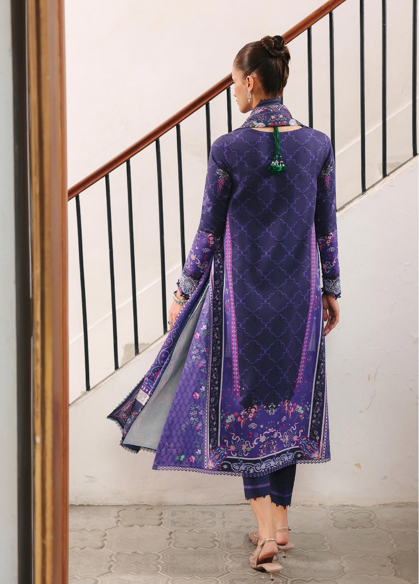 Qprints By Qalamkar Unstitched Linen Printed 3 Piece Suits QLM25PW QW-03B Vanna - Winter Collection