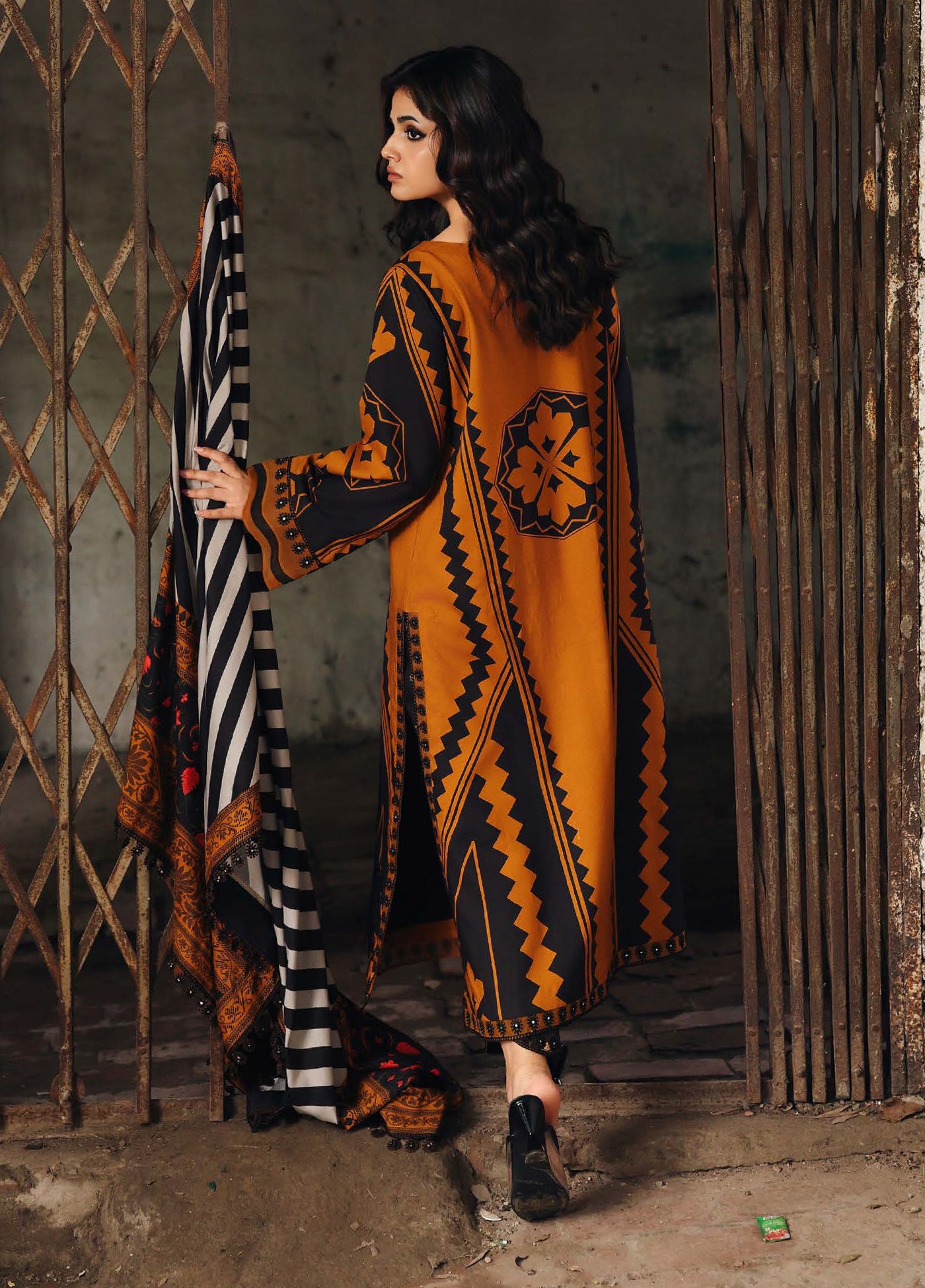 Combination by Charizma Unstitched Winter Collection Vol-02 Linen Printed 3 Piece Suits CZ25CW CCW6-13 - Winter Collection