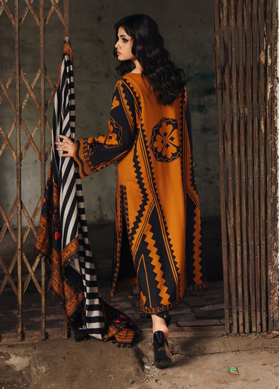 Combination by Charizma Unstitched Winter Collection Vol-02 Linen Printed 3 Piece Suits CZ25CW CCW6-13 - Winter Collection