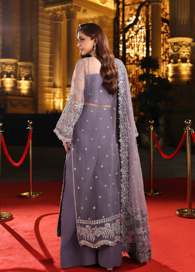 Stardom by Elaf Unstitched Luxury Formals Embroidered Organza 3 Piece Suits  EL25SF D-ESH-04 Muse - Formal Collection